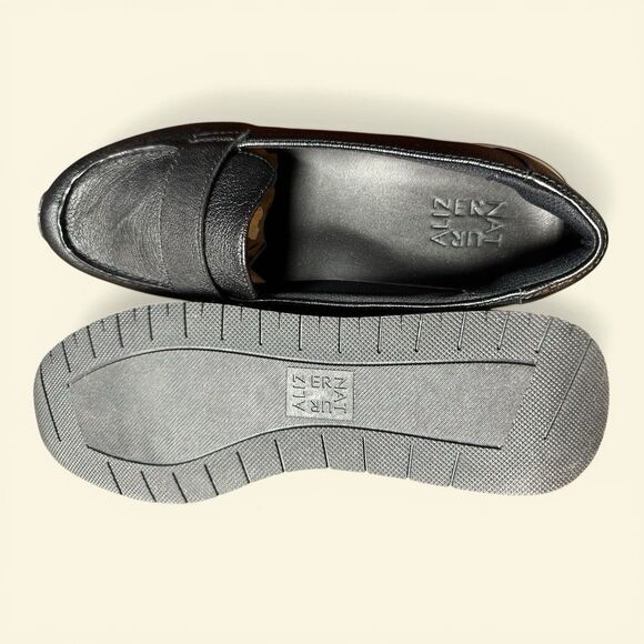 NIB Naturalizer Lucy Loafer Flat 8 Medium Black - Picture 4 of 11